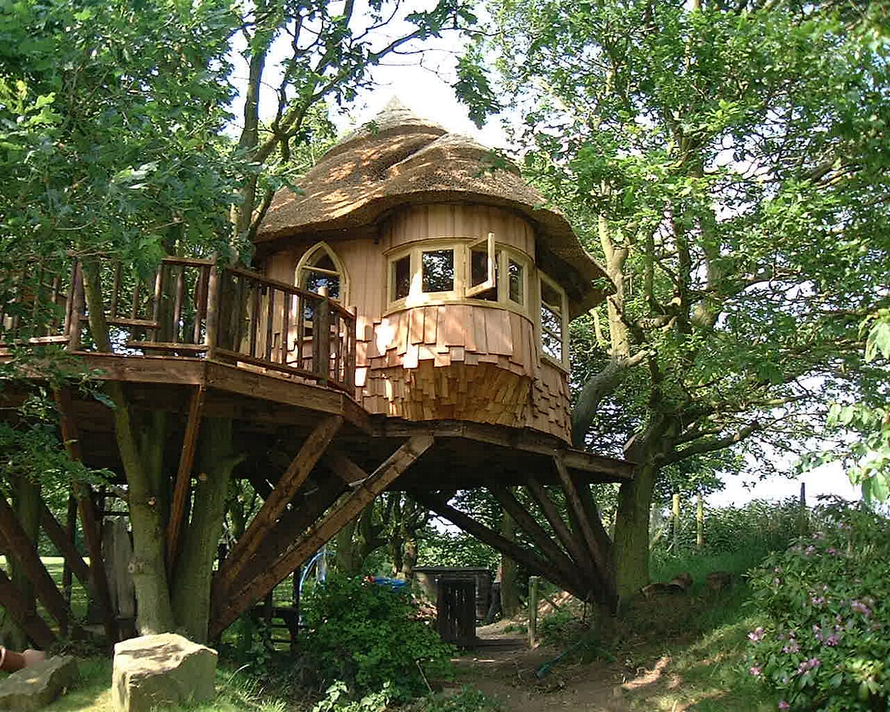 Sleepy Hollow Tree House  Blue  Forest  Treehouses 